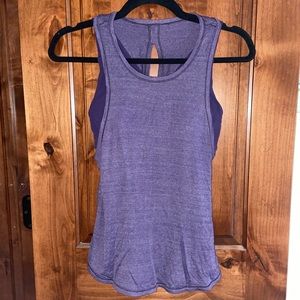 Lulu lemon purple tank with built in sports bra